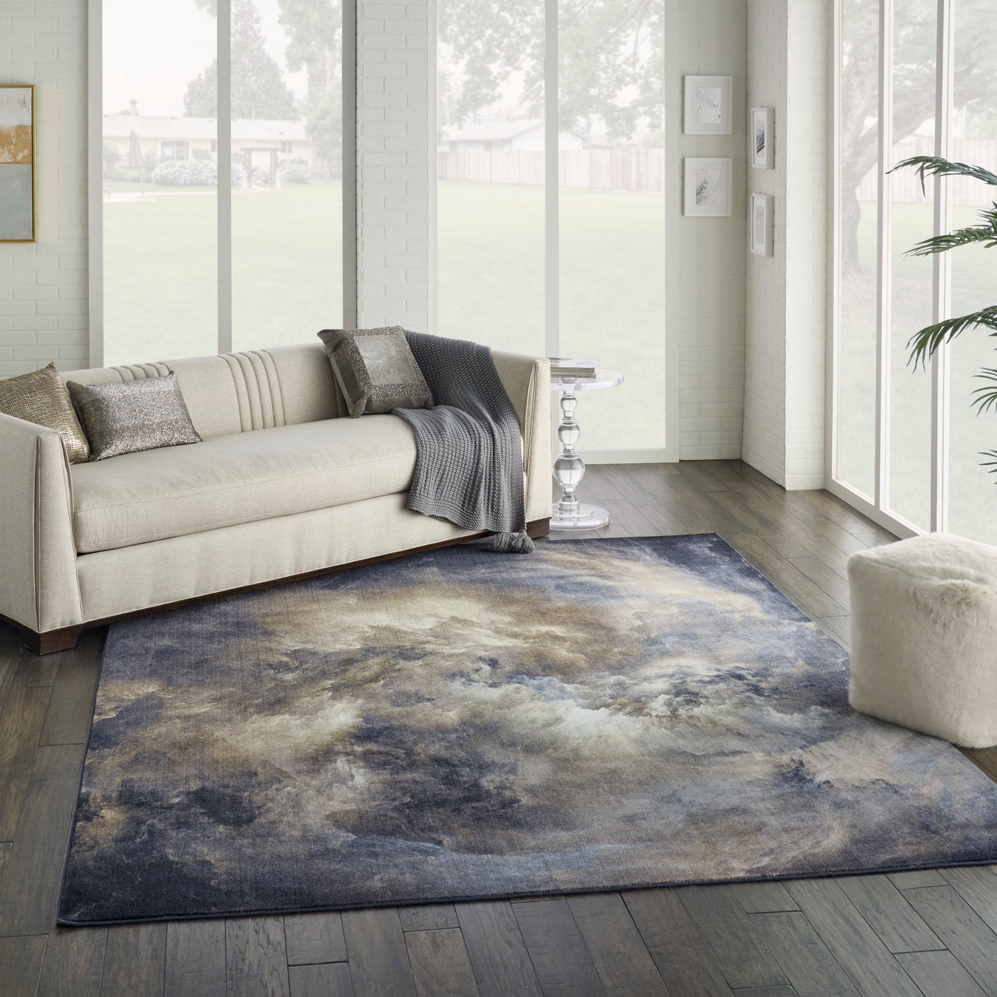Nourison Home Le Reve Chocolate Multicolor Contemporary