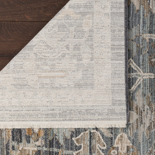 Nourison Home Lynx Navy Multicolor Transitional