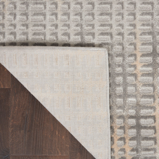 Nourison Home Solace Grey Beige Contemporary