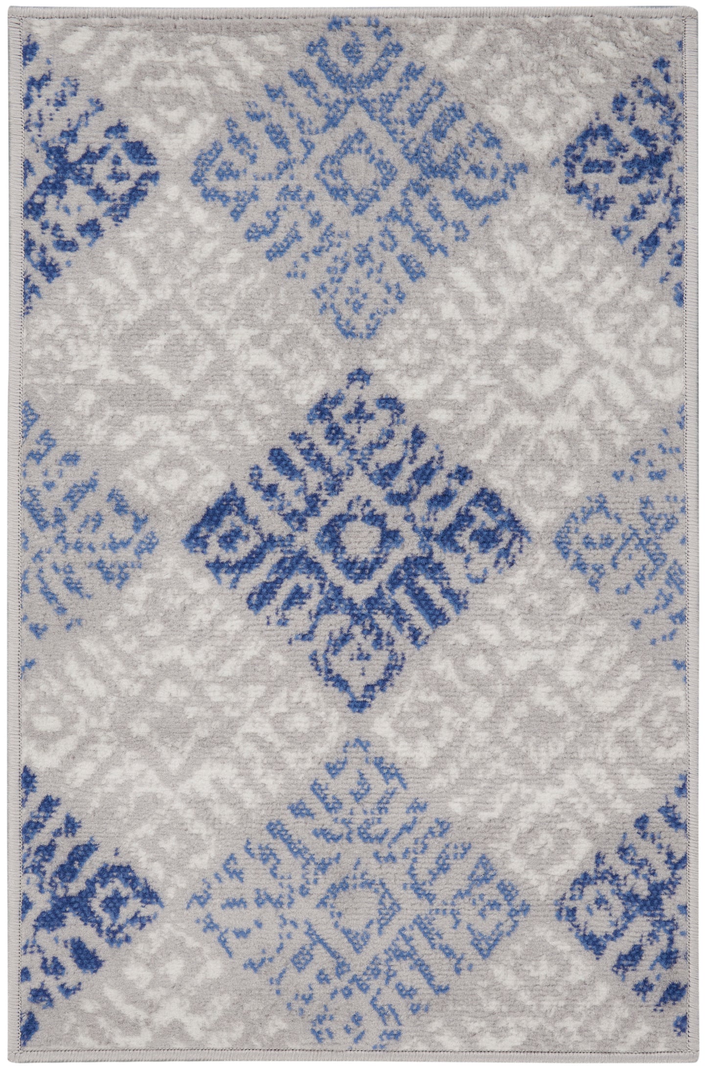 Nourison Home Whimsicle WHS18 Grey Blue Transitional Power-loomed Rug