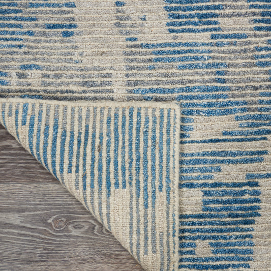 Nourison Home Ellora Blue Contemporary