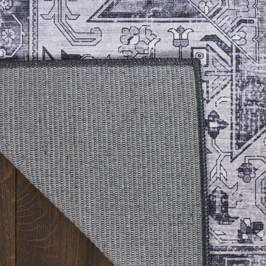 Nourison Home Nourison Washables Charcoal Grey Traditional