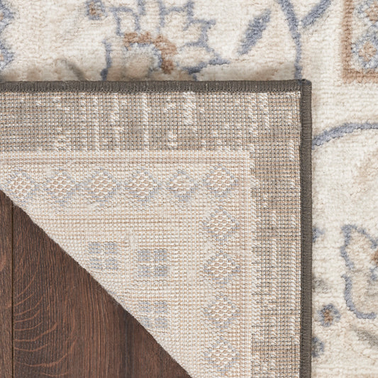 Nourison Home Serenity Home Ivory Grey Blue Traditional