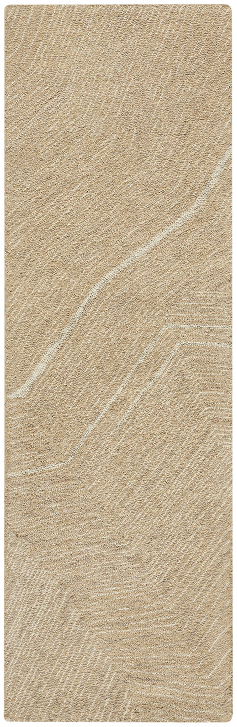 DKNY Pure Angles ANG01 Camel Contemporary Hand Tufted Rug
