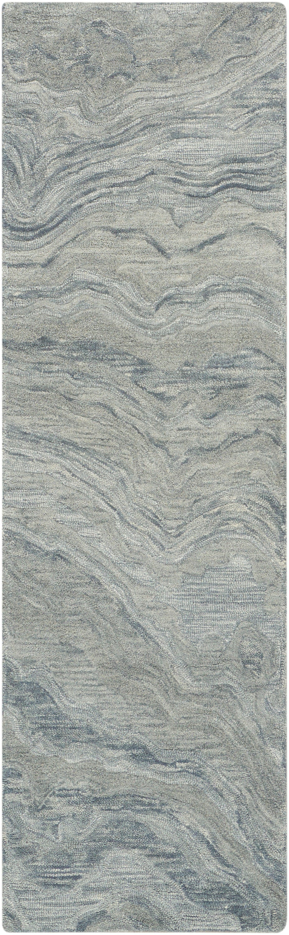 Nourison Home Graceful GRU01 Blue Contemporary Hand Tufted Rug