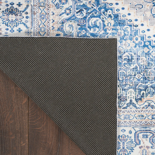 Nourison Home Vintage Home Beige Blue Traditional