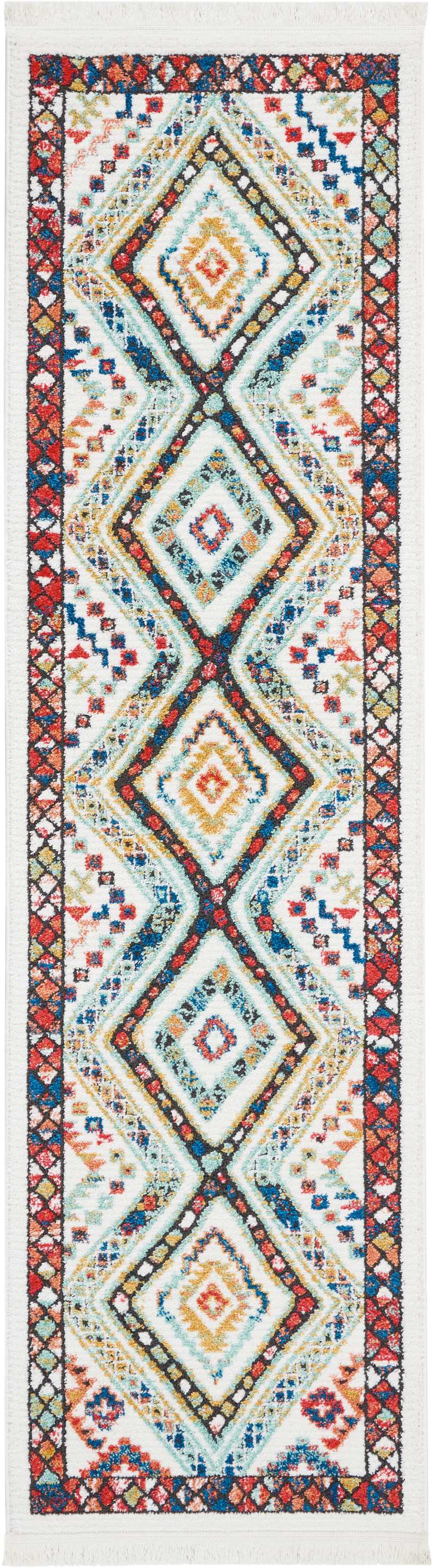 Nourison Home South Western NAV02 White Transitional Power-loomed Rug
