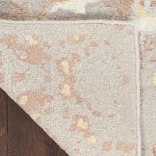 Nourison Home Silk Shadows Silver Contemporary