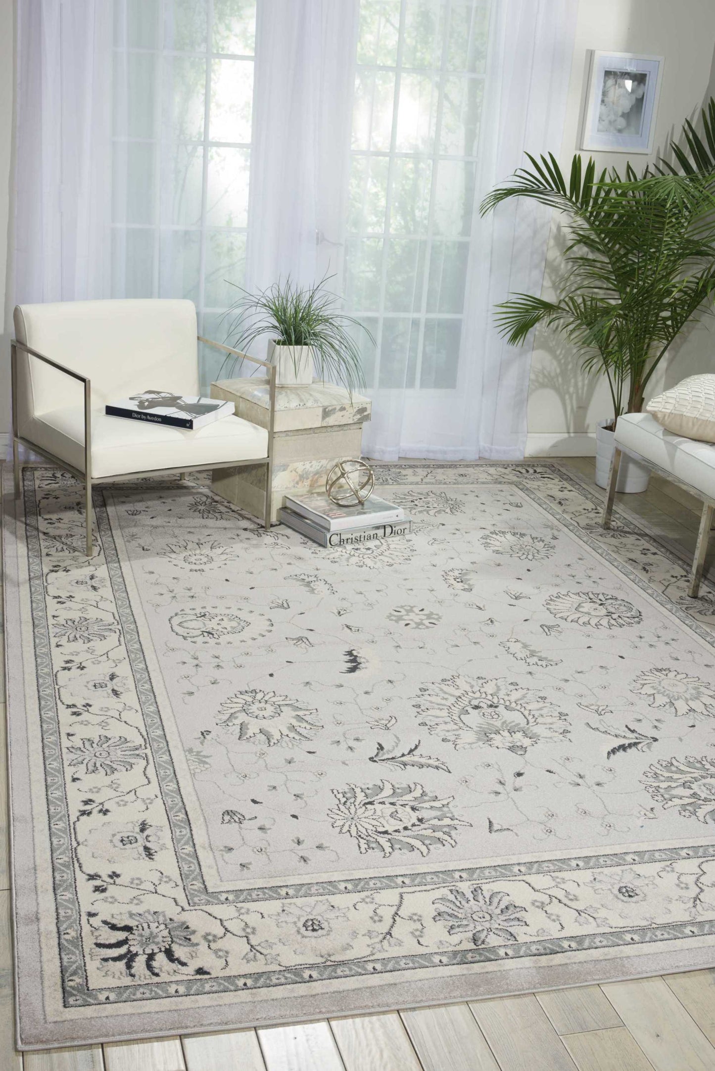 Nourison Home Maymana Silver Traditional