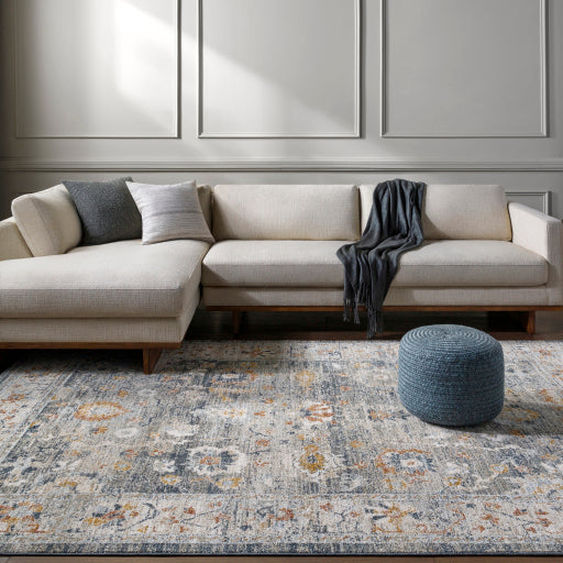 Surya Beckham BCM-2306 Medium Gray Traditional Machinemade Rug