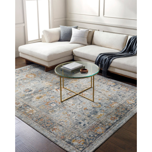 Surya Beckham BCM-2307 Ice Blue Traditional Machinemade Rug