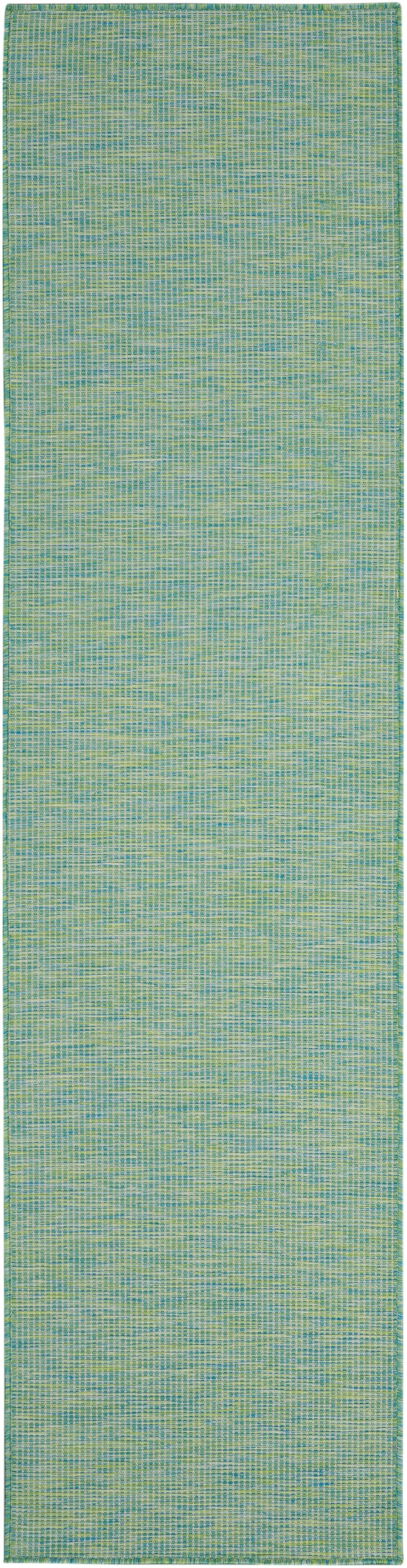 Nourison Home Positano POS01 Blue Green Contemporary Power-loomed Rug