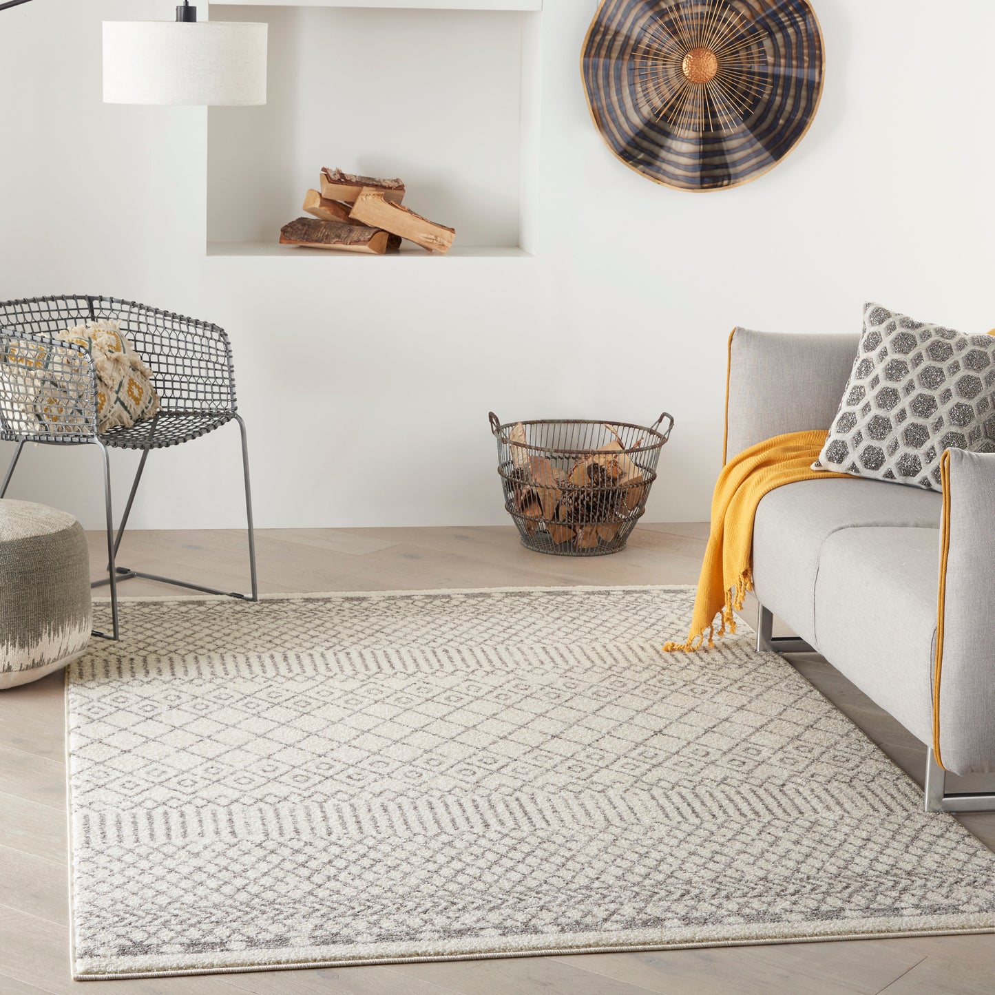 Nourison Home Passion Ivory Grey Transitional