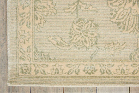 Nourison Home Luminance Cream Mint Transitional