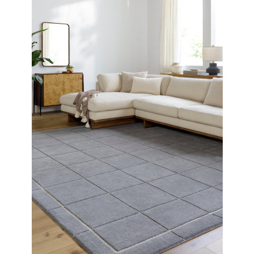 Surya Brook BKO-2348 Charcoal Modern Tufted Rug