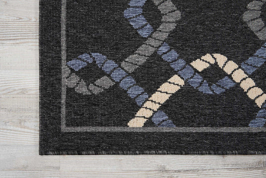 Nourison Home Caribbean Charcoal Transitional