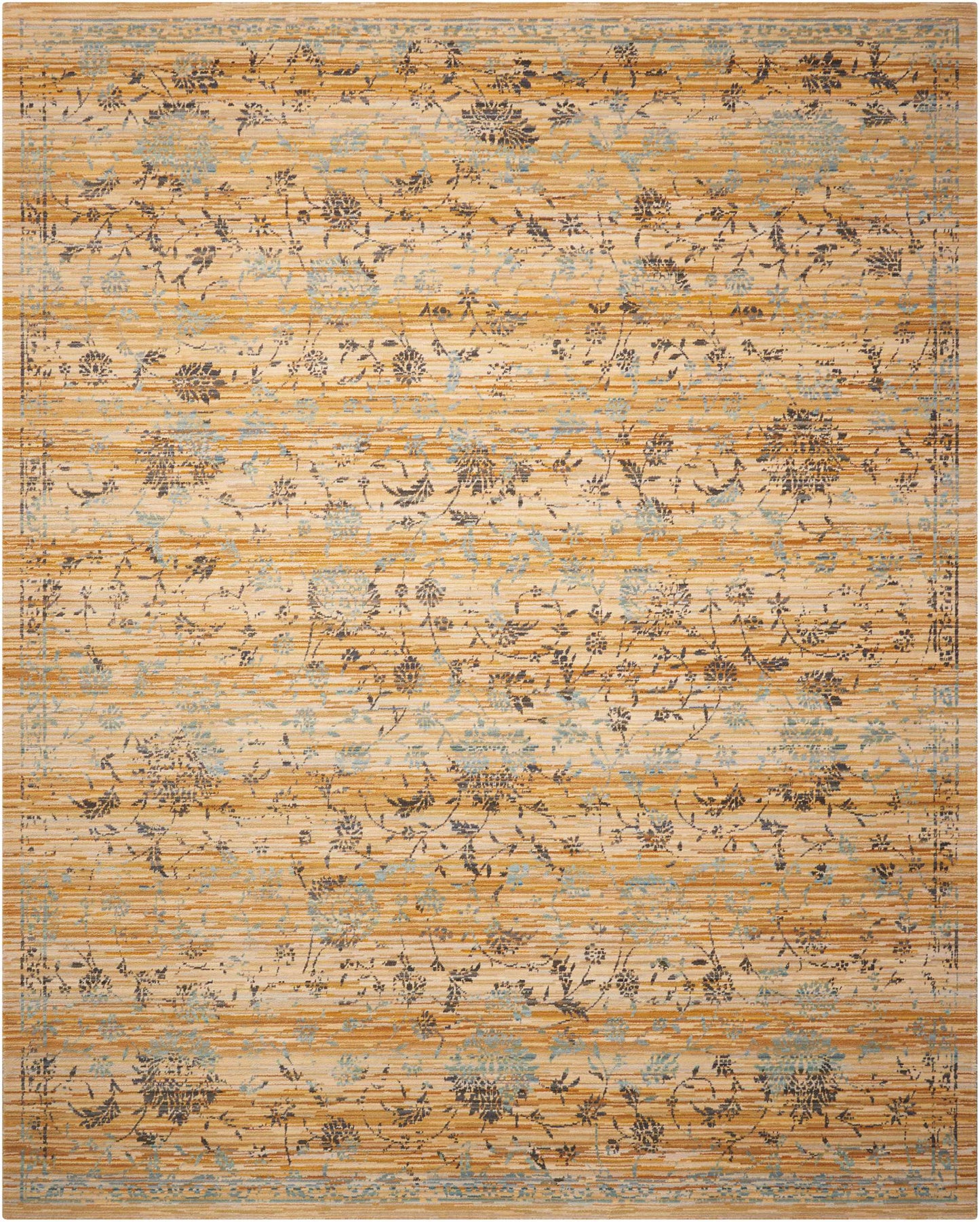 Nourison Home Rhapsody RH013 Caramel Cream Transitional Loomed Rug