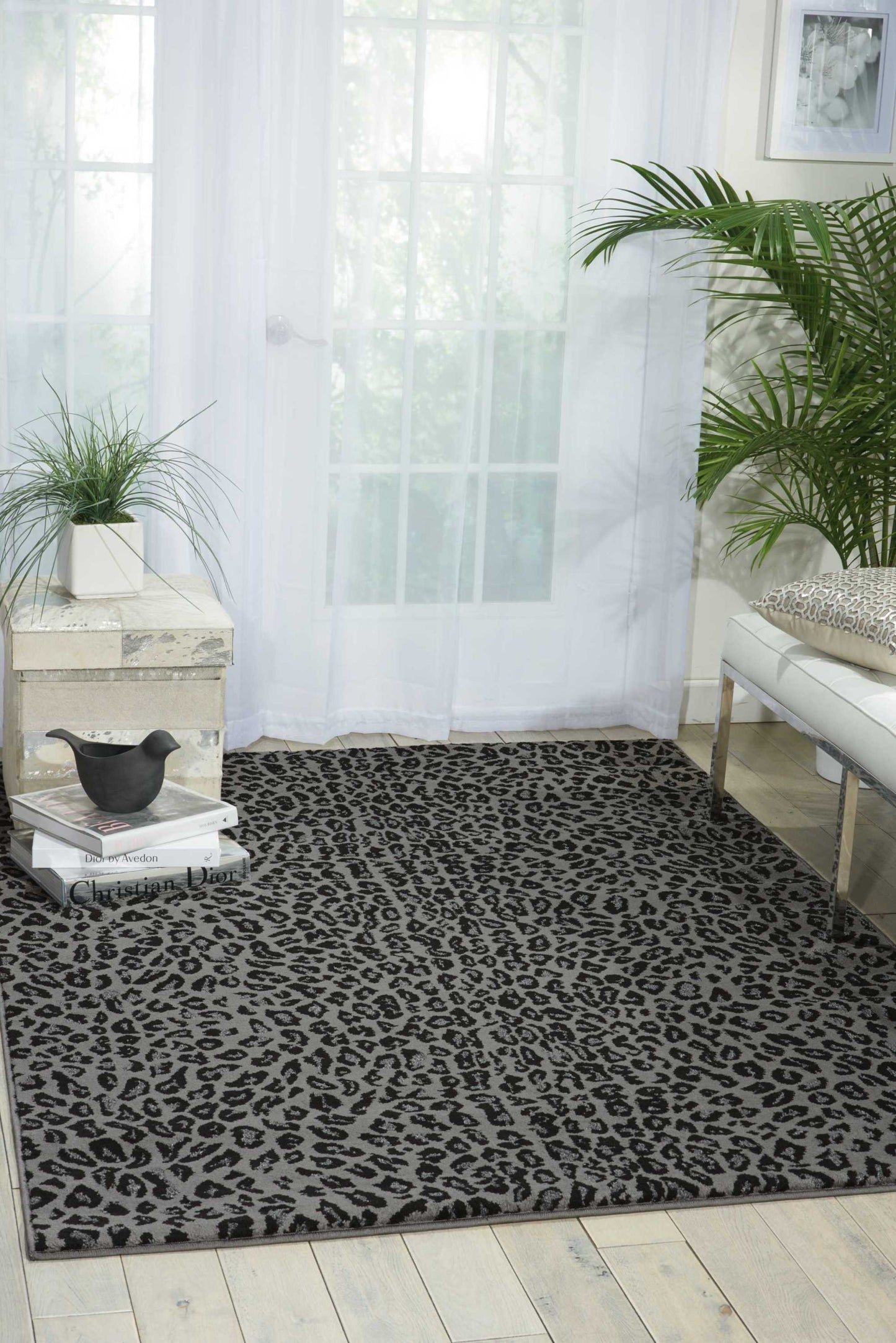 Nourison Home Studio Charcoal Contemporary