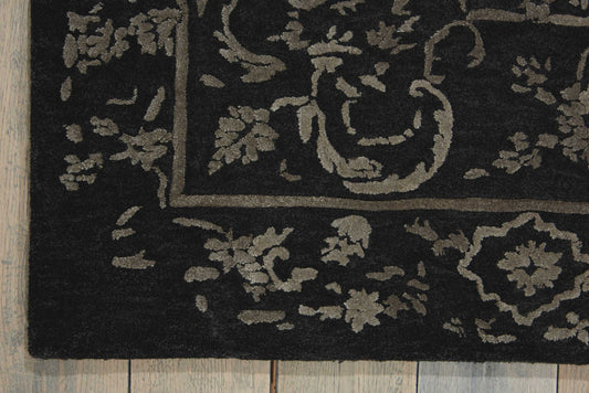 Nourison Home Opaline Midnight Silver Transitional