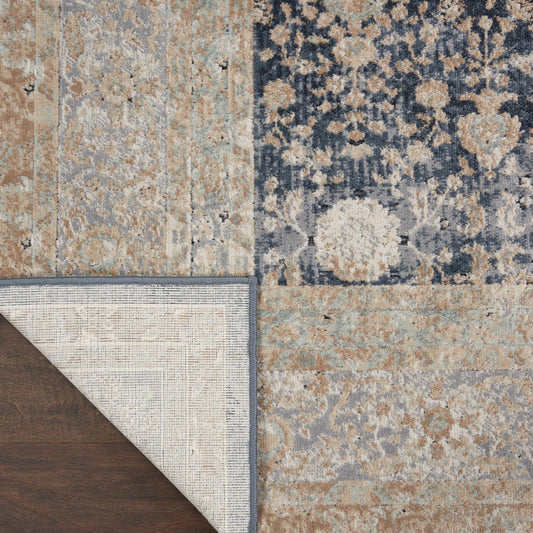 Nourison Home Malta Navy Traditional