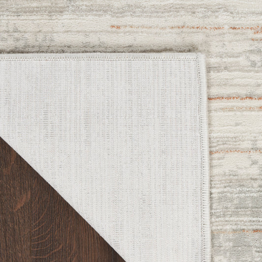 Nourison Home Home Texture Ivory Grey Contemporary