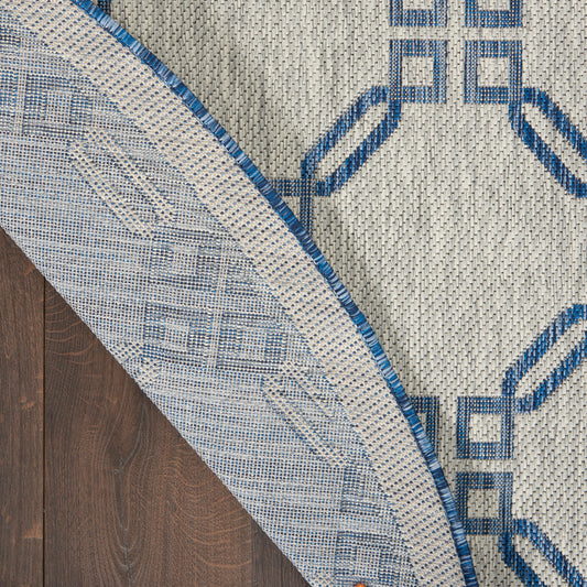 Nourison Home Country Side Ivory Blue Transitional