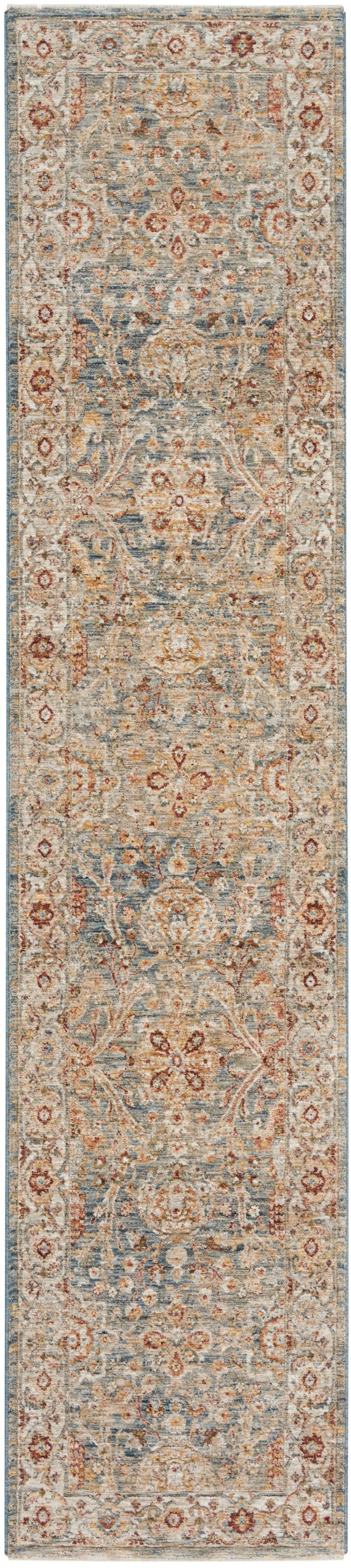 Nourison Home Sahar SHR03 Blue Traditional Power-loomed Rug