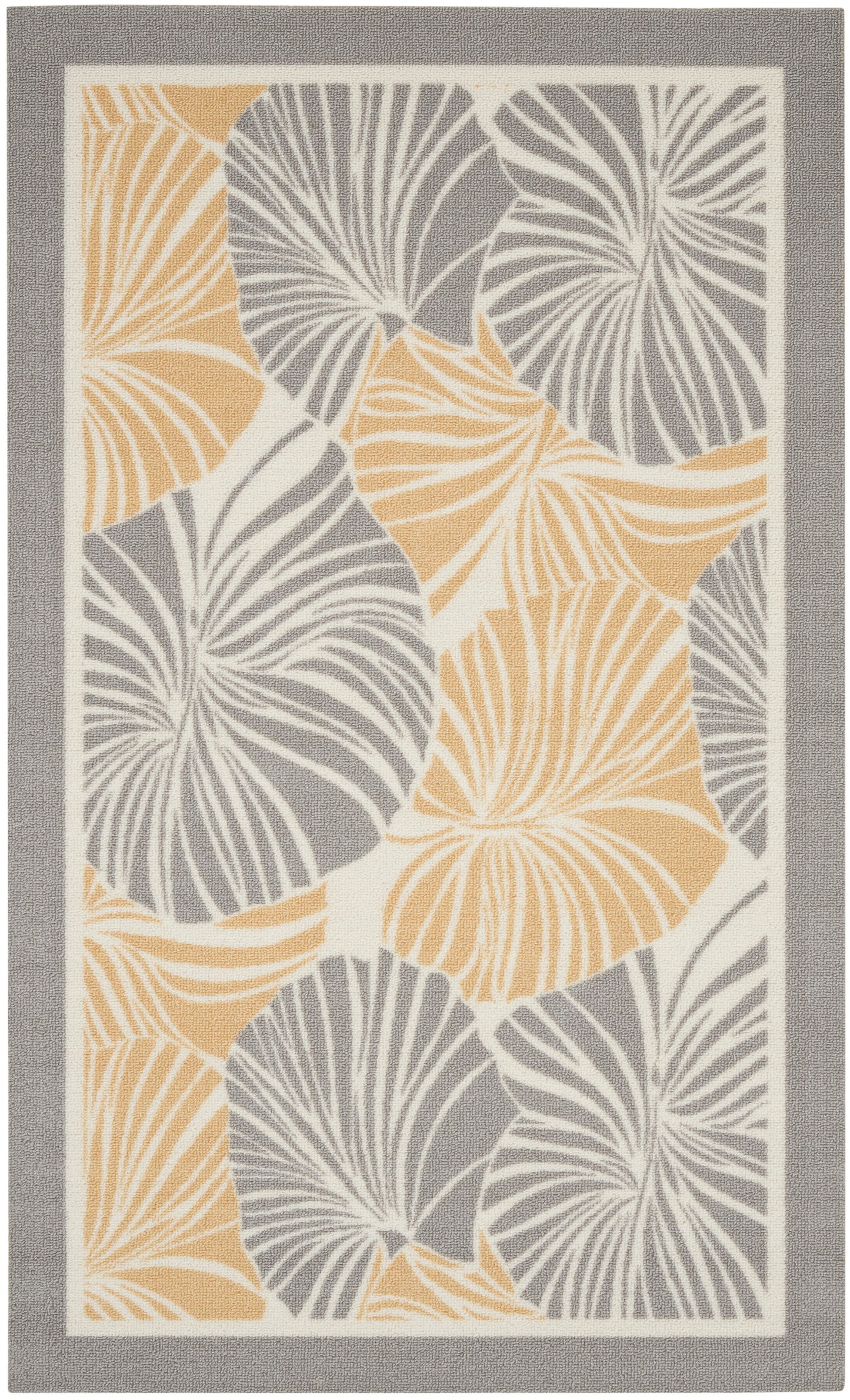 Waverly Sun N Shade SND87 Grey Contemporary Power-Loomed Rug