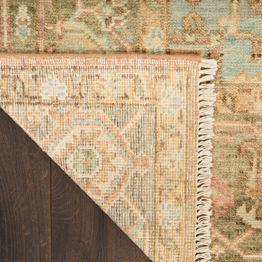 Nourison Home Heritage Vine Rust Traditional