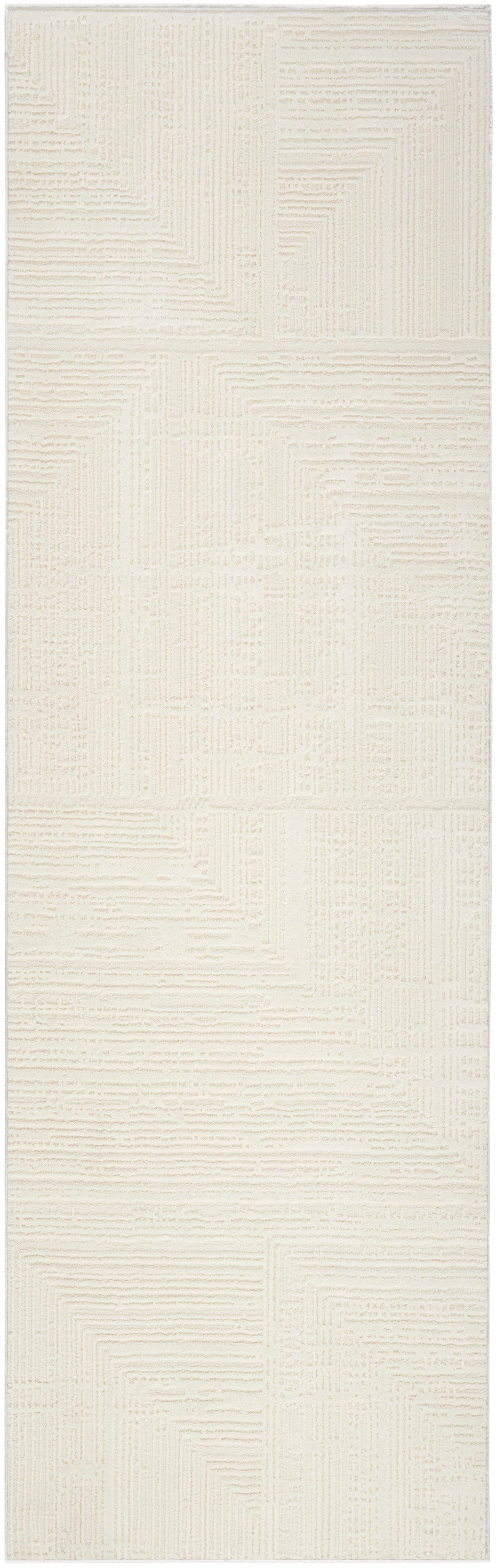 Nourison Home Sustainable Trends SUT07 Ivory Contemporary Power-loomed Rug