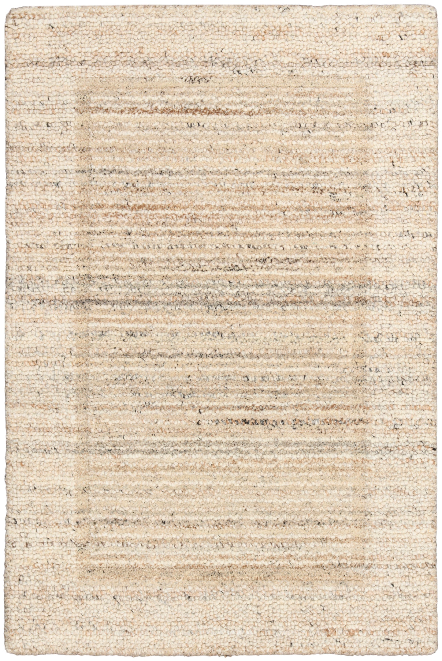 Calvin Klein CK082 Ridge RDG01 Beige Ivory Contemporary Hand Woven Rug