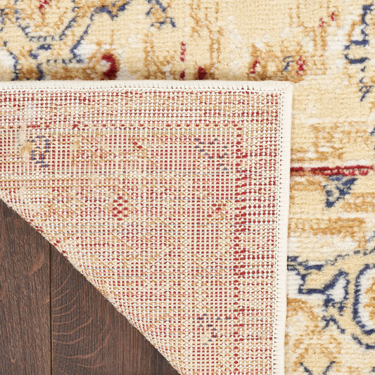 Nourison Home Grafix Cream Multicolor Traditional