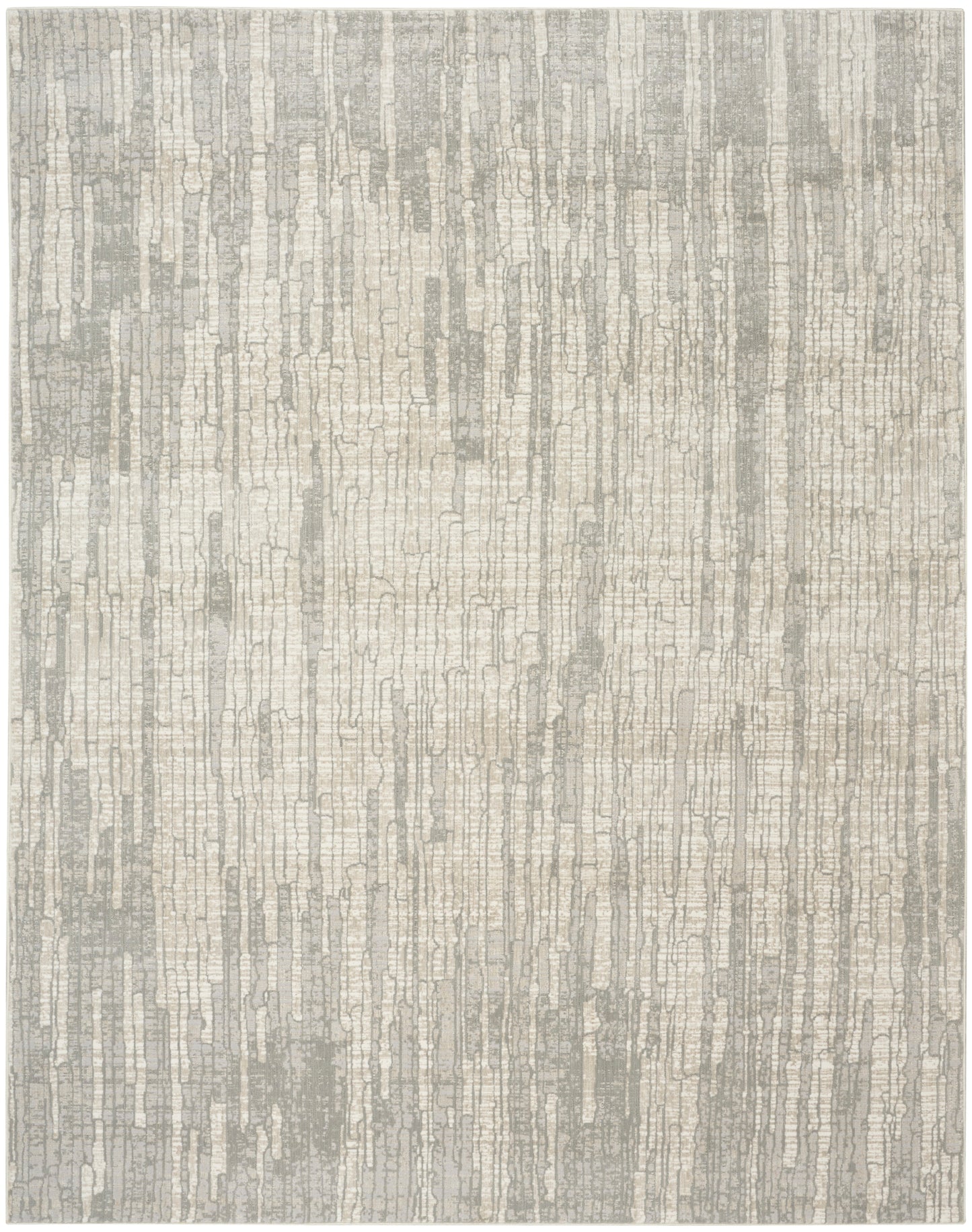 Nourison Home Soft Structure SOF03 Grey Contemporary Machine Woven Rug