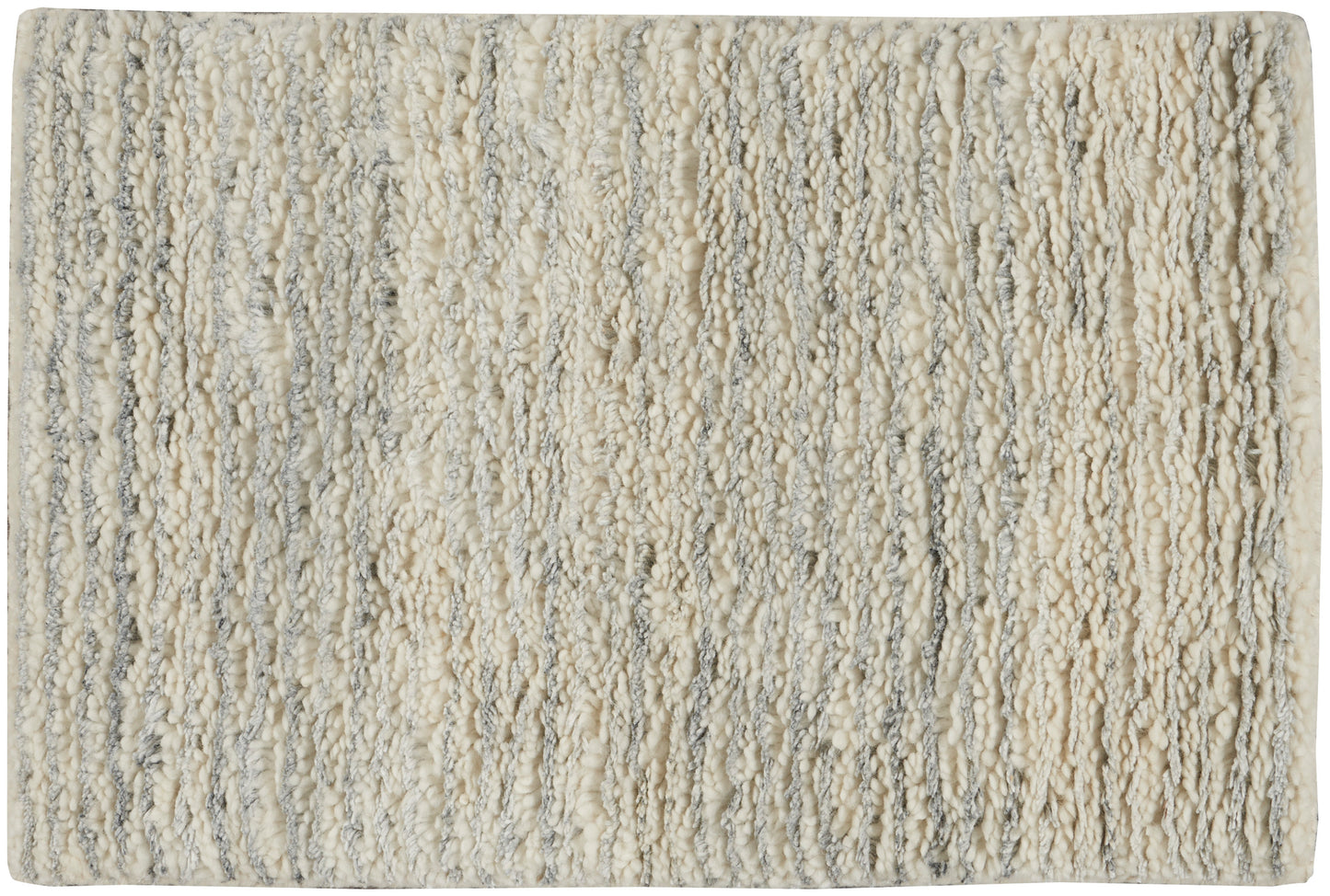 Calvin Klein Agadir CK930 Silver Contemporary Knotted Rug