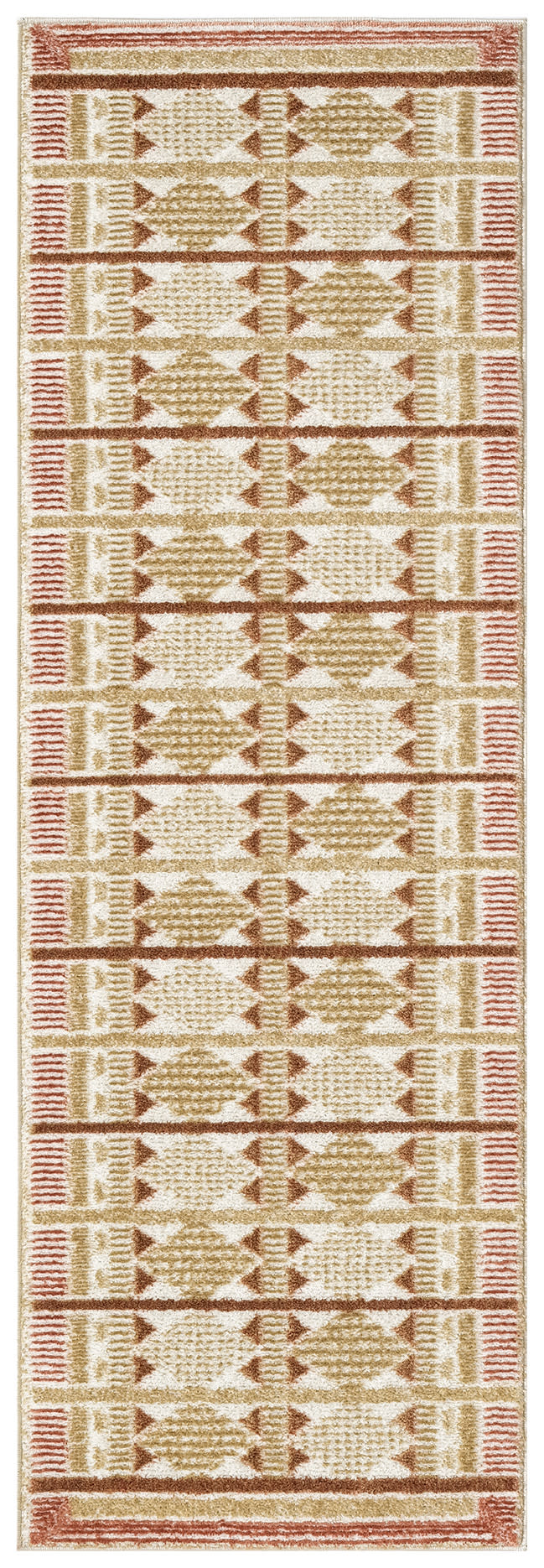 Nourison Home Nordic NRC06 Rust Contemporary Power-loomed Rug