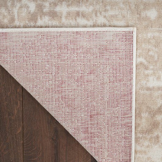 Nourison Home Grafix Ivory Beige Transitional