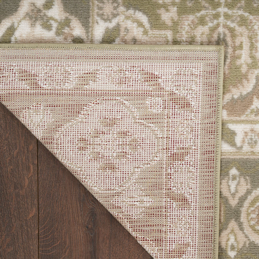 Nourison Home Grafix Green Traditional