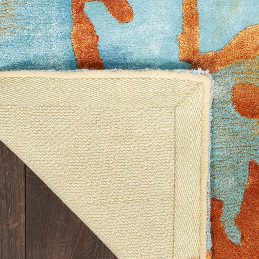 Nourison Home Prismatic Gold Multicolor Contemporary