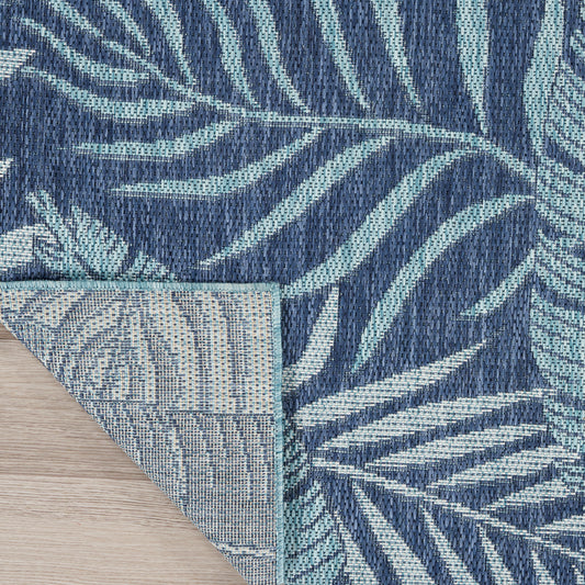 Nourison Home Garden Oasis Navy Contemporary