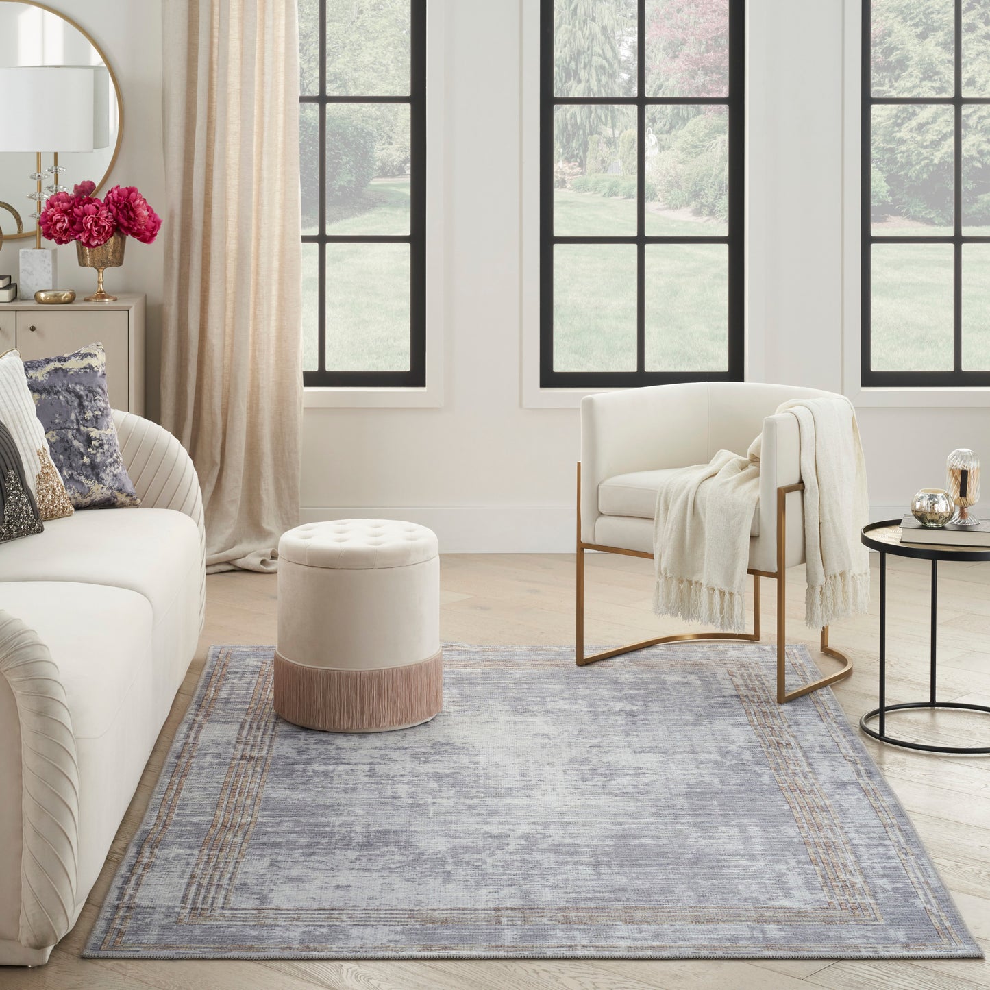 Nourison Home Daydream Silver Contemporary