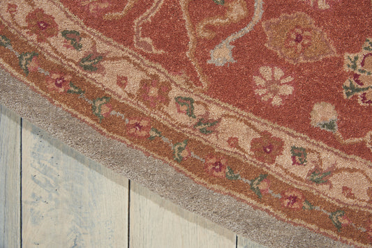 Nourison Home Heritage Hall Aqua Traditional
