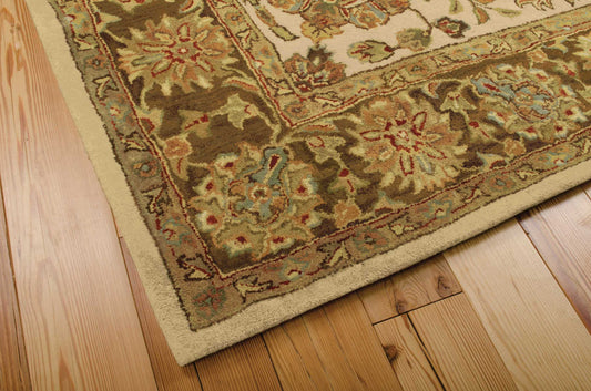 Nourison Home Jaipur Ivory Brown Traditional