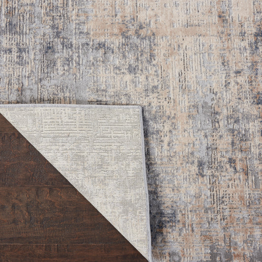 Nourison Home Rustic Textures Grey Beige Contemporary