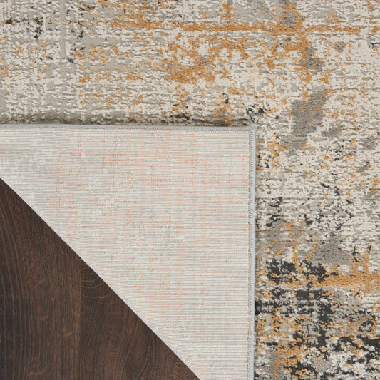 Nourison Home Rustic Textures Grey Blue Contemporary