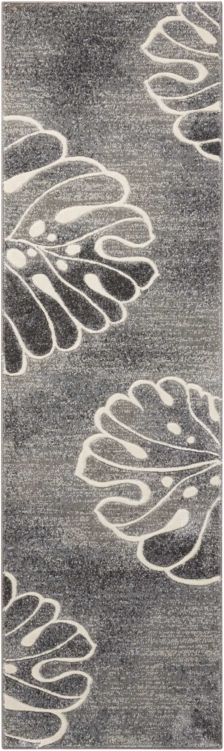 Nourison Home Maxell MAE04 Grey Contemporary Power-loomed Rugs