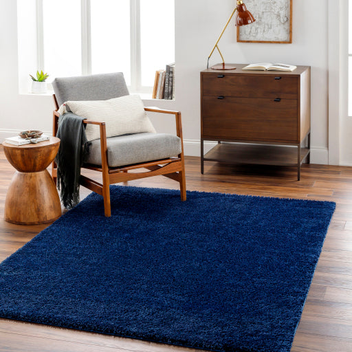 Surya Cloudy Shag CDG-2326 Dark Blue Modern Machinemade Rug