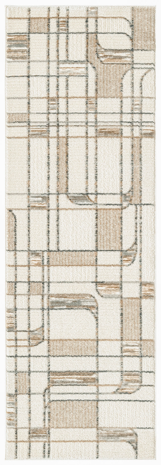 Nourison Home Nordic NRC17 Ivory Multicolor Contemporary Power-loomed Rug