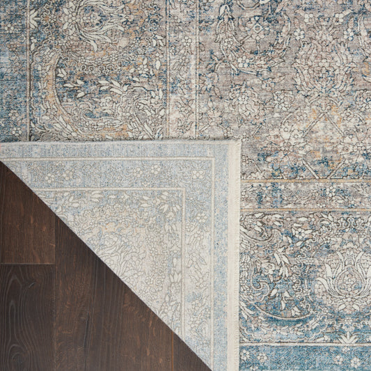 Nourison Home Starry Nights Cream Blue Traditional