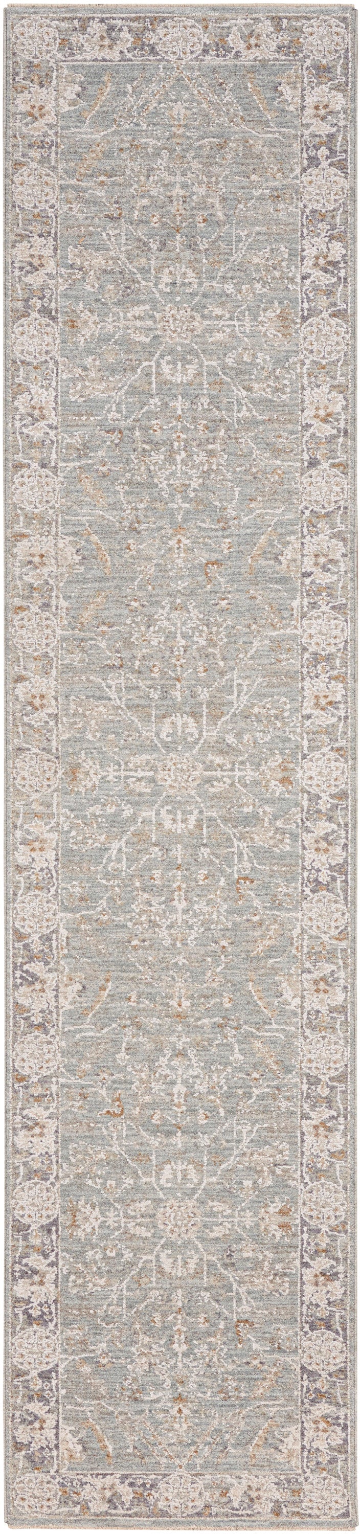 Nourison Home Infinite IFT01 Blue Ivory Traditional Power-loomed Rug