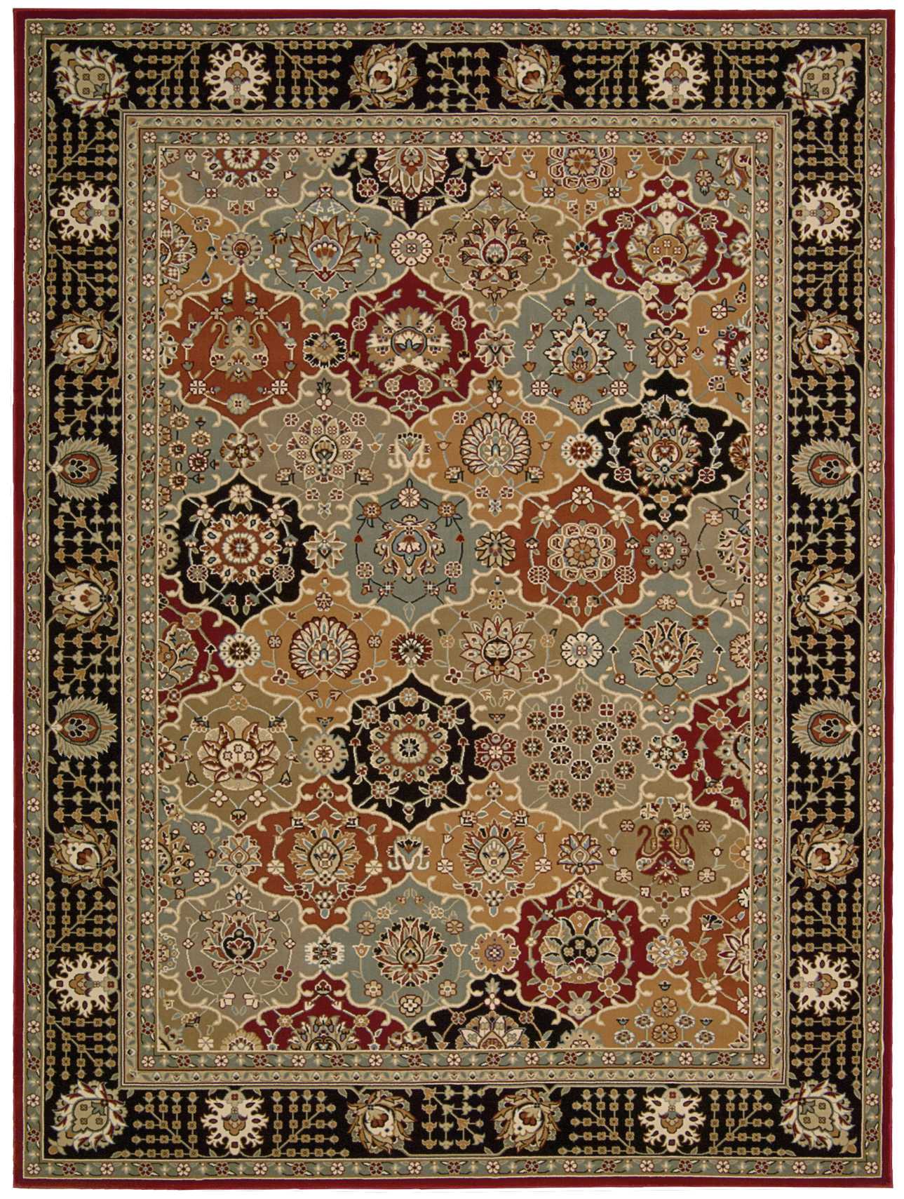 Nourison Home Persian Crown Black Traditional